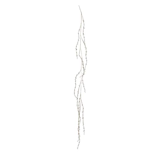 Hello Honey® 6ft. Gold Finish Faux Twig Garland with Acrylic Jewels & Glitter